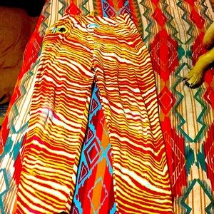 Zubaz gym pants-  pajamas-Washington redskins   Medium collectors40years+ !!